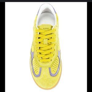 Adidas Yellow and Lavender Sneakers